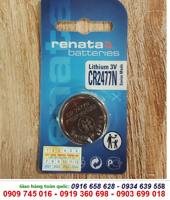 Renata CR2477N - Pin 3v lithium Renata CR2477N chính hãng Made in Swiss